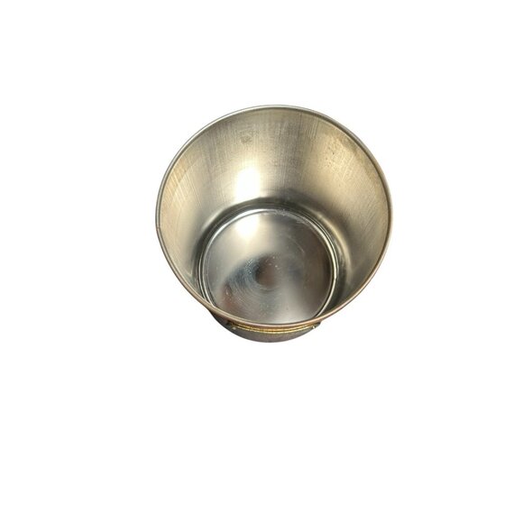 Vintage MCM Copper Brass Canister Set w Matching Salt & Pepper Korea 1970s - Picture 13 of 16